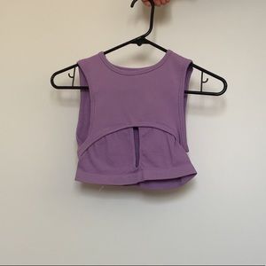 Urban Outfitters lavender crop top